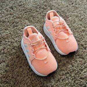 Peach Adidas Toddler Sneakers Size 4